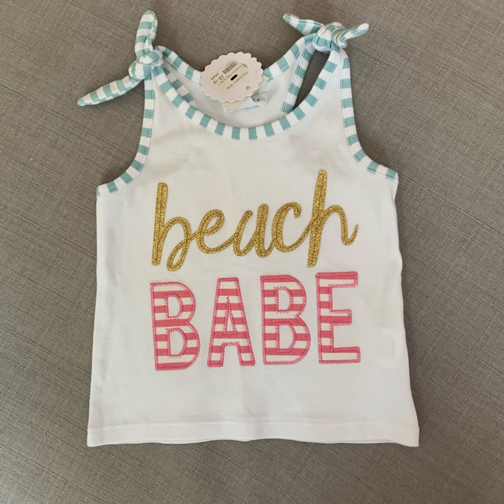 Mudpie “Beach Babe” tank. NWT! ☀️